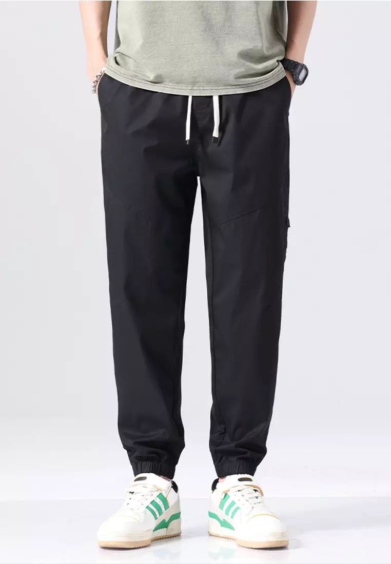 Drawstring Slim Jogger Pants