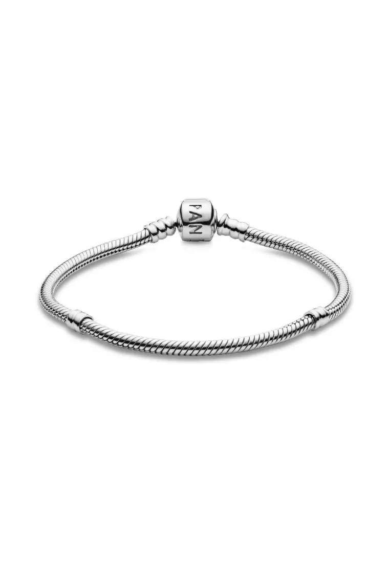 Moments Barrel Clasp Snake Chain Bracelet
