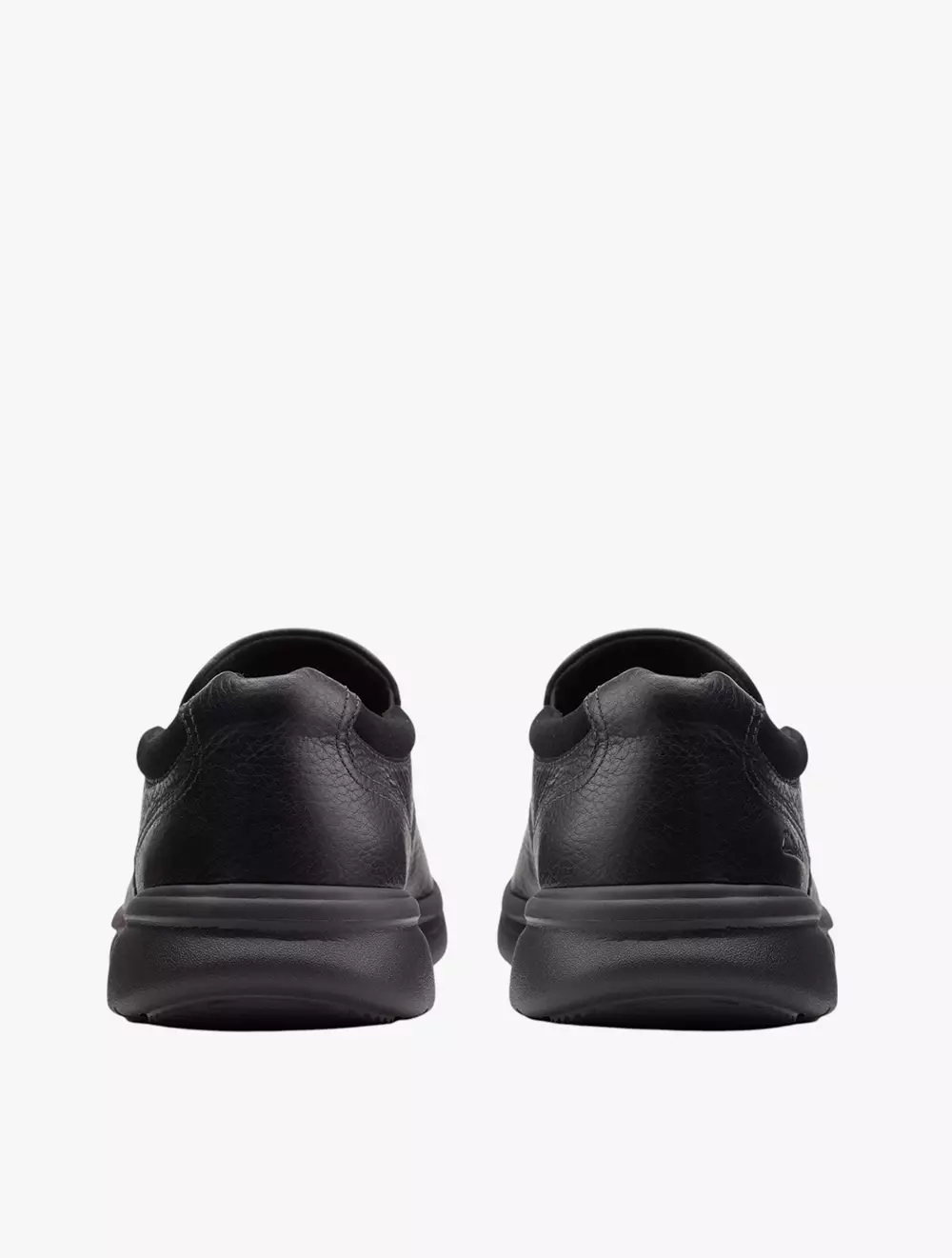 Clarks Bradley Step Blk Tumbled Lea