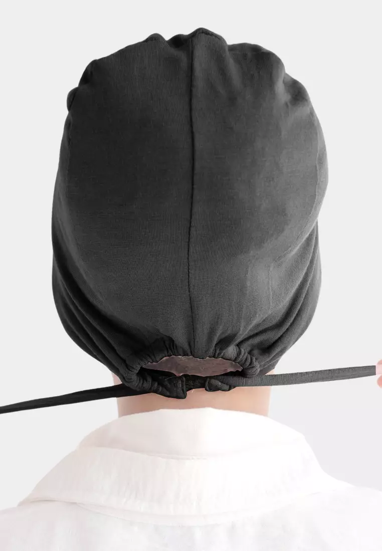 Ciput Tali Inner Hijab Rayon Basic Dalaman Hijab - Black