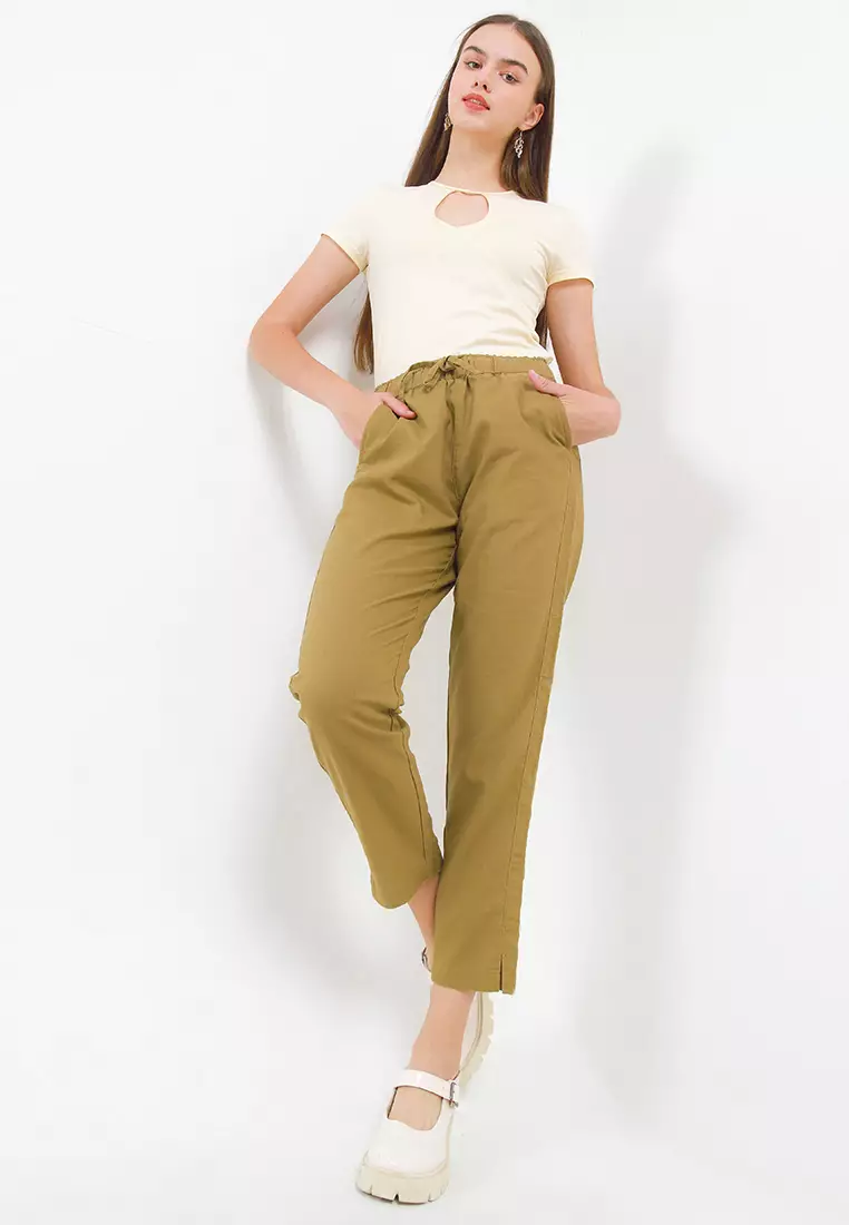 Giordano new arrivals linen pants