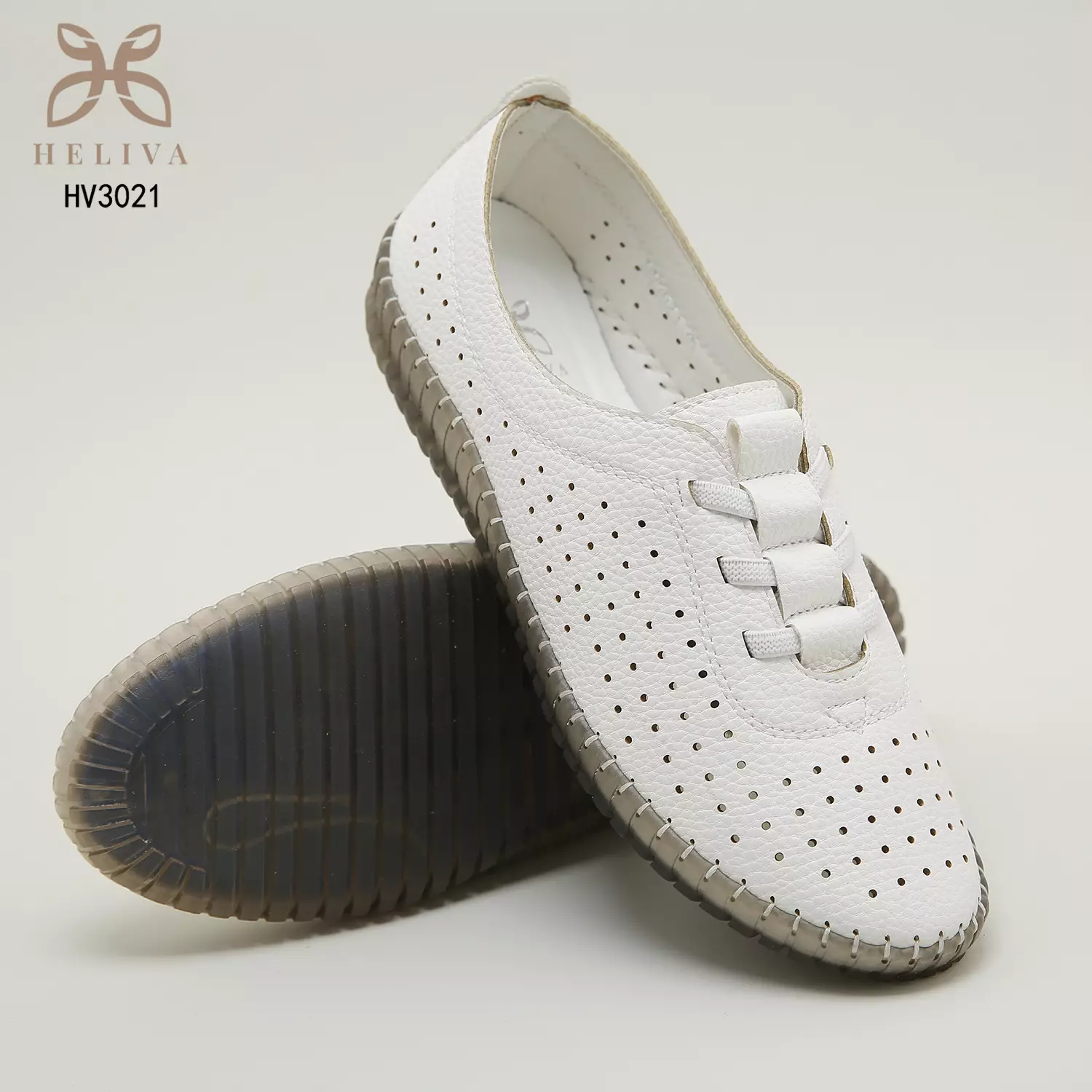 Heliva Agatha Loafer Slip On Lace Up Breathable