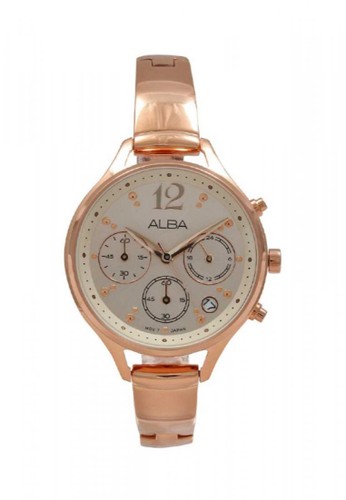 Jual Alba Jam Tangan Wanita Alba Original Garansi Resmi Strap Stainless Steel Rose Gold At3e96 At3e96x1 Rose Gold Original Zalora Indonesia
