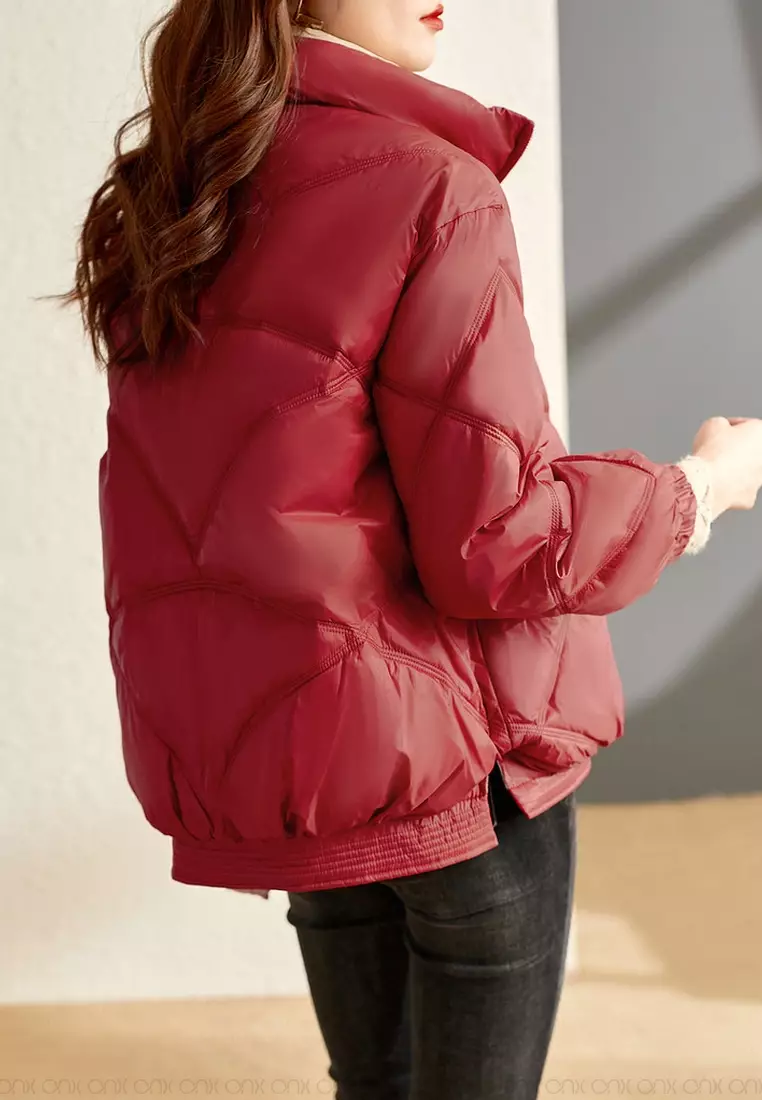 Red shop bear jacket