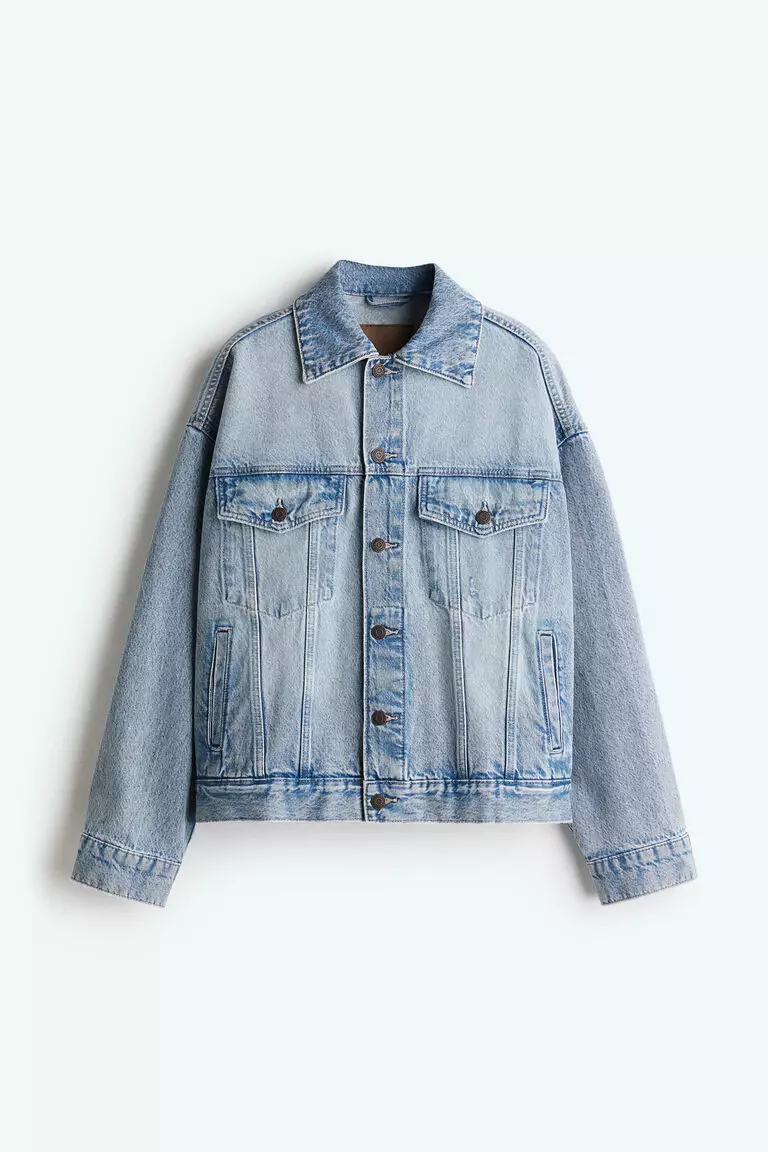 Oversized denim jacket