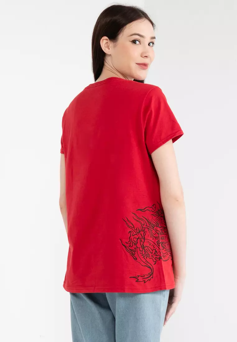 Harley-Davidson Year of The Dragon V-Neck Tee