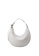 RABEANCO grey and white RABEANCO NINA Circle Shoulder Bag - Off-White EF18EAC41331FDGS_4