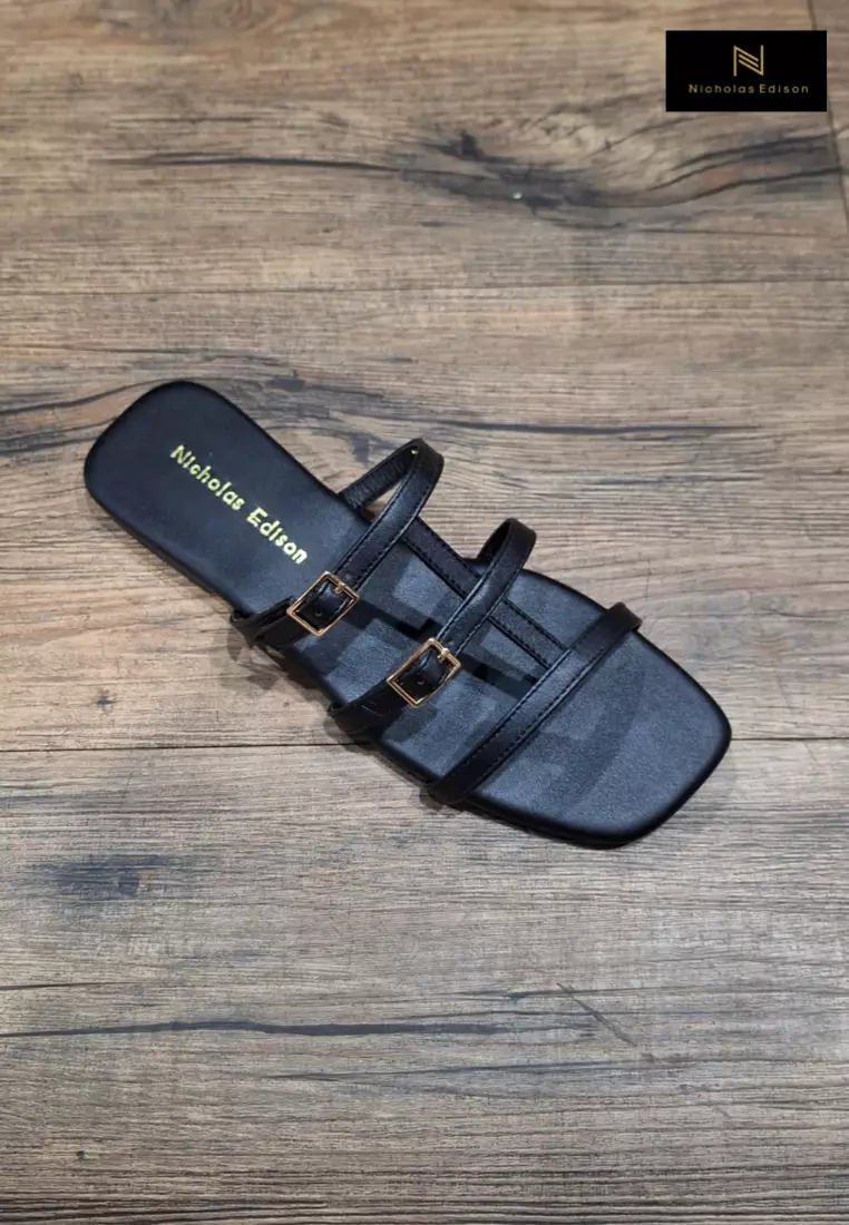 Nicholas Edison Sandal Hope Black