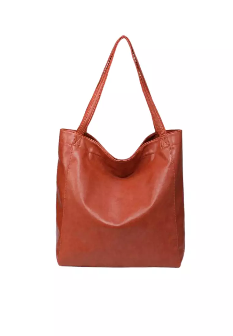 Brand New Artificial Leather Tote Bag