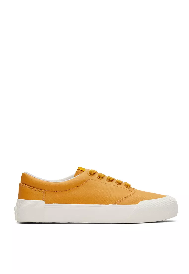 Discount on Toms  shoes - SKU: Sneakers  Alpargata Fenix Lace-Up Women - Gold Yellow Matte