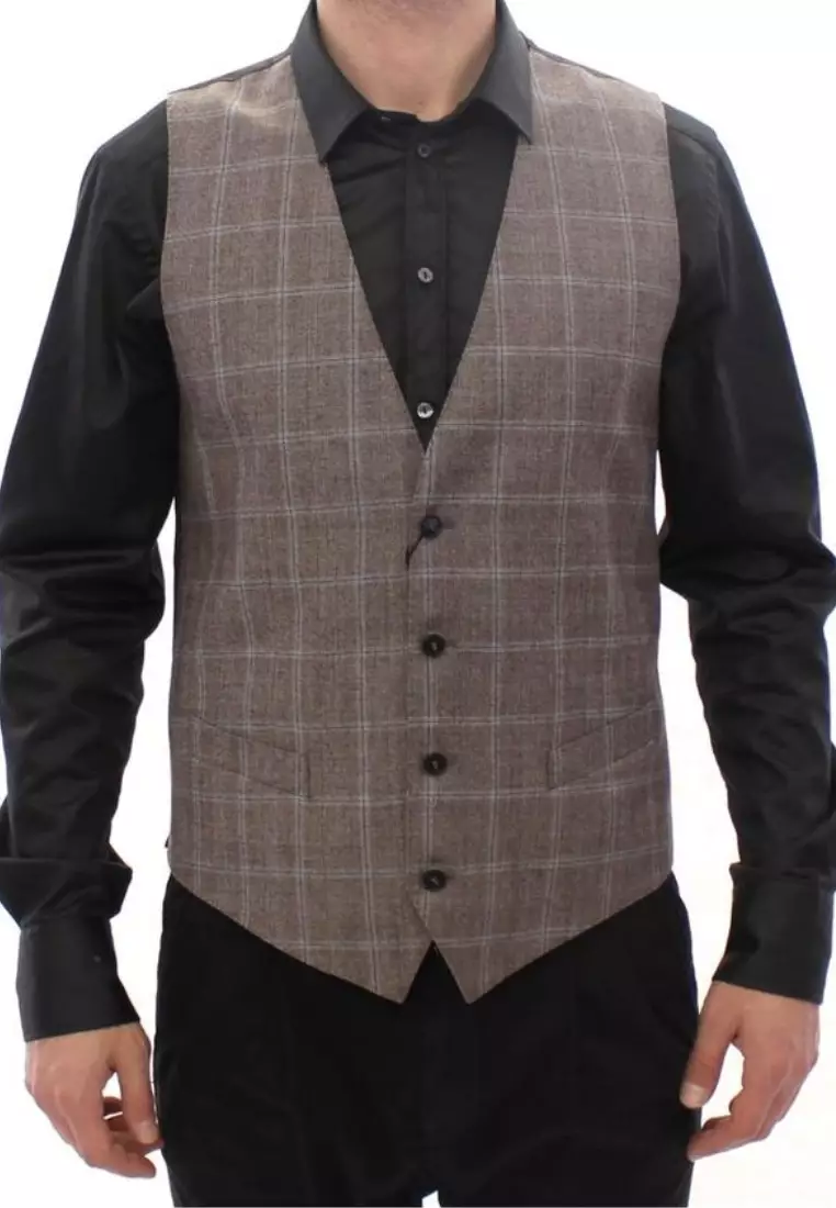 Buy Dolce Gabbana Dolce Gabbana Brown Wool Single Breasted