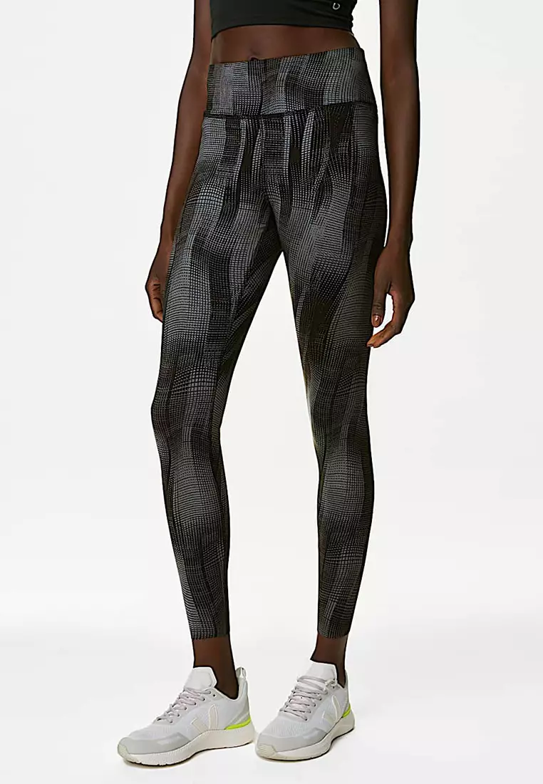 Go Move Reflective High Waisted Gym Leggings