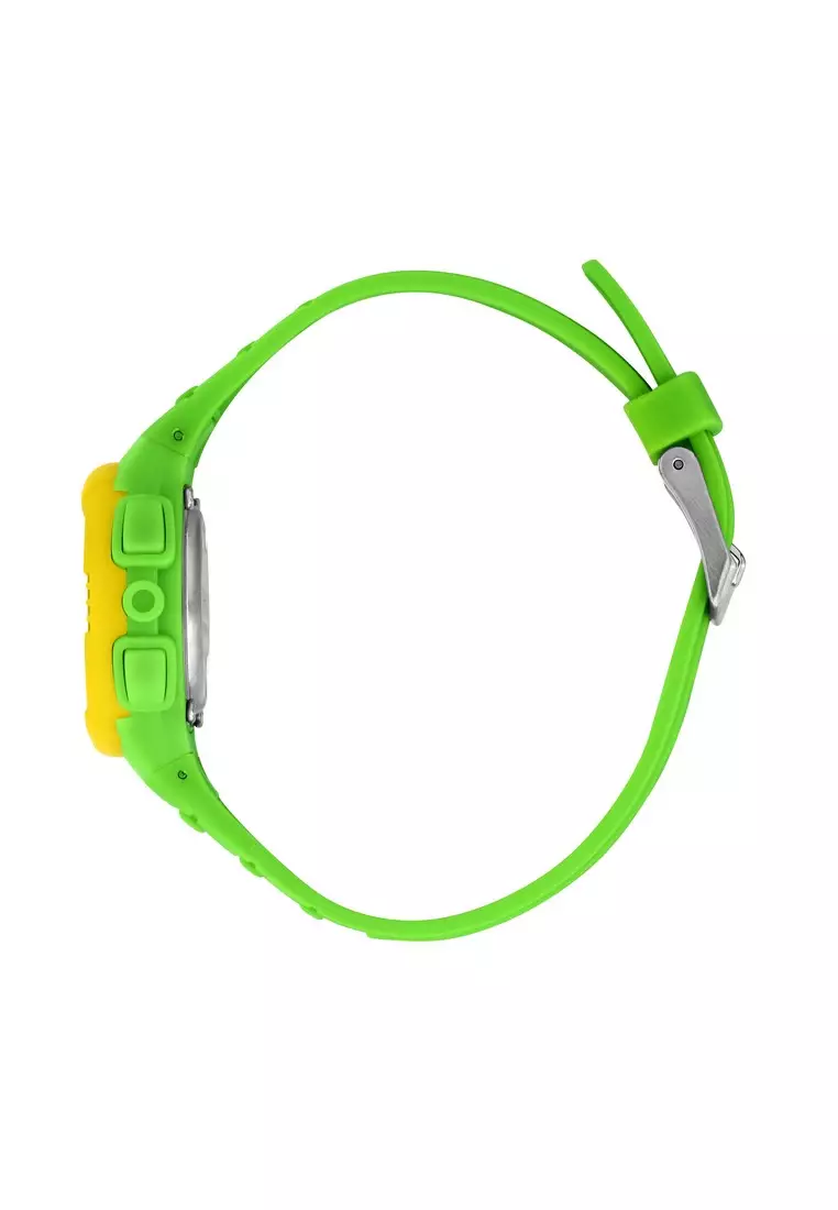 [Kids' Gift] Kikou NEON Collection 31mm Green Dial Kids Digital Watch R4551107003