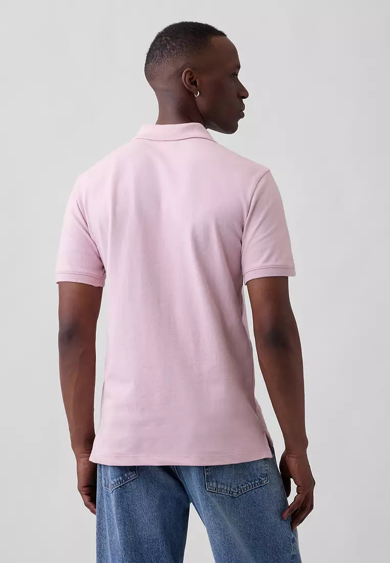 Logo Pique Polo Shirt