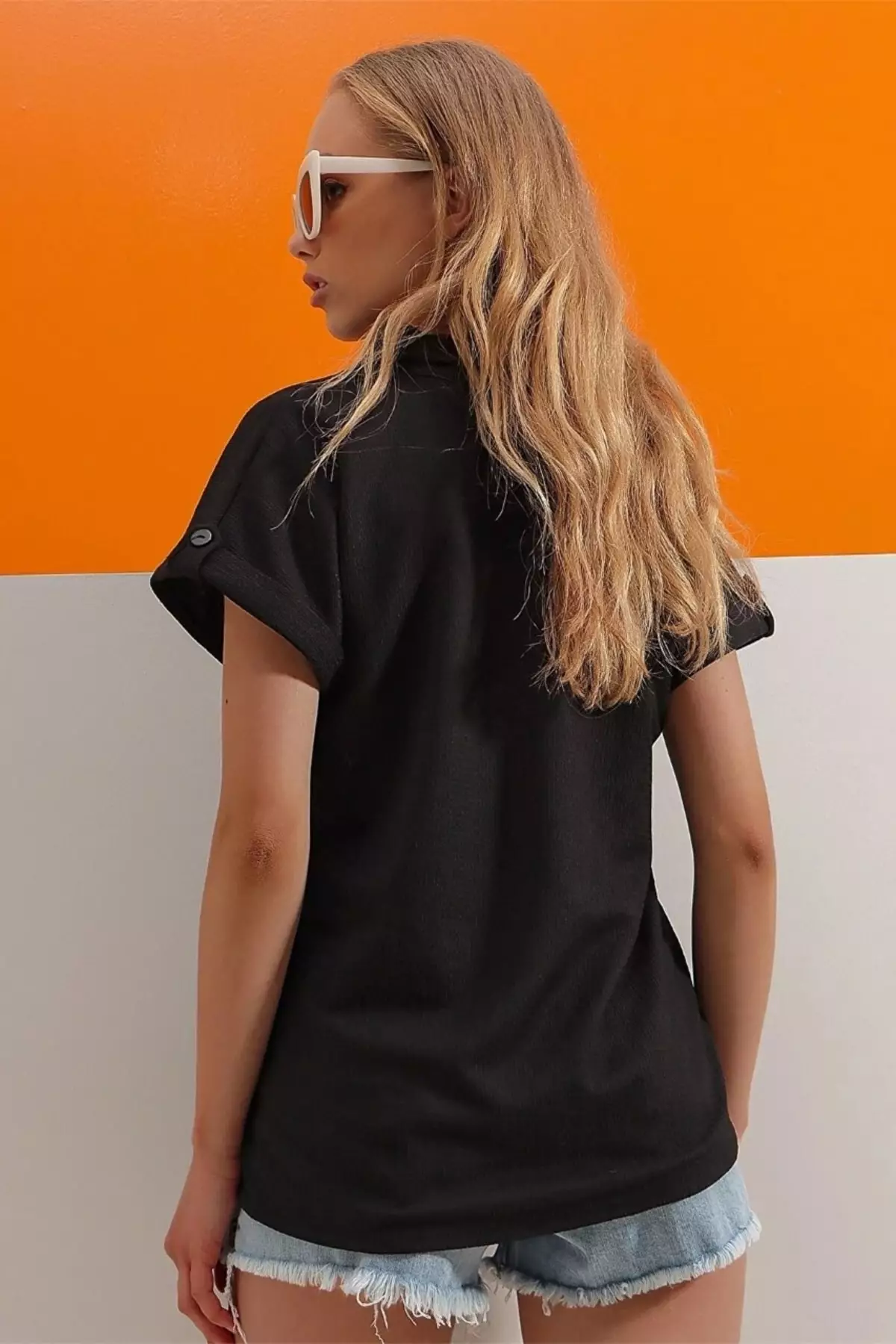 Textured Short Sleeves Shirt