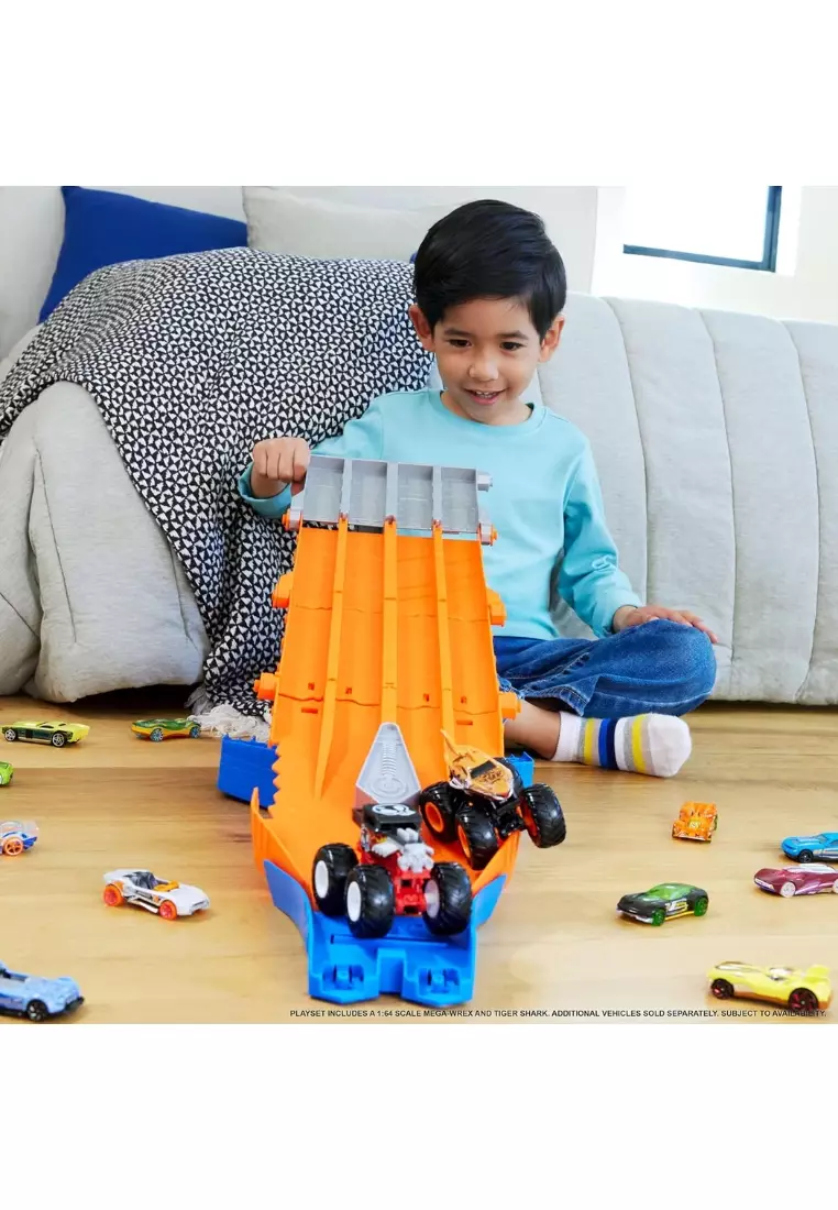 Monster Trucks Downhill Destruction Playset