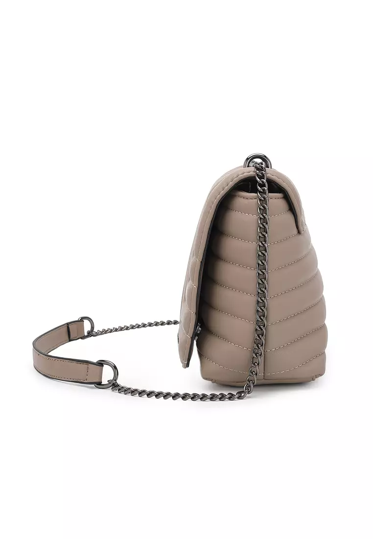 Women's Shoulder Sling Bag / Crossbody Bag - Brown
