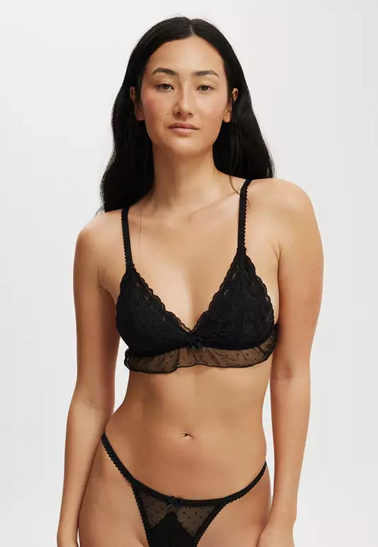 Holly Lace Triangle Padded Bralette