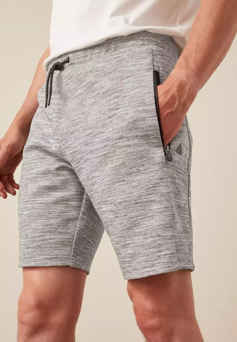 Mens sweat shorts with zip online pockets