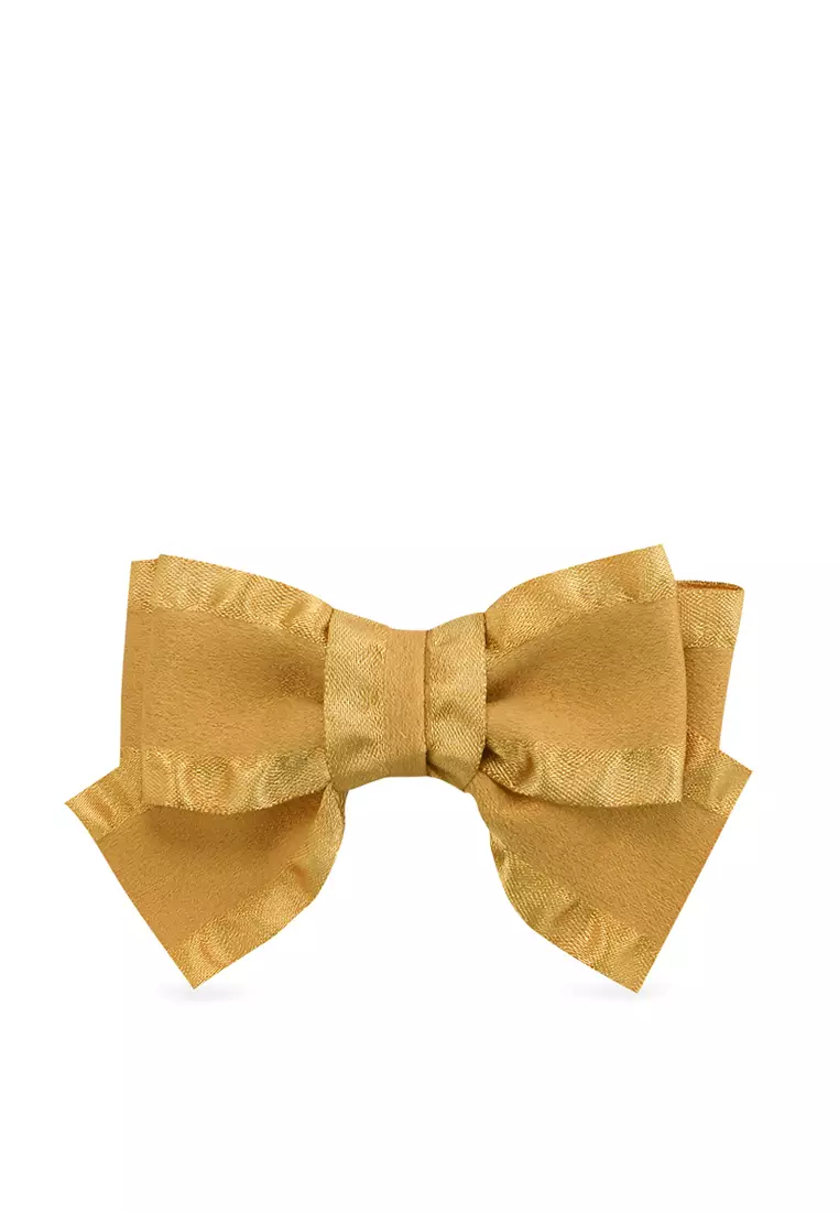 Jual Milan De Sable Hair Clip Mona Bow Old Gold - Jepit Pita Rambut 