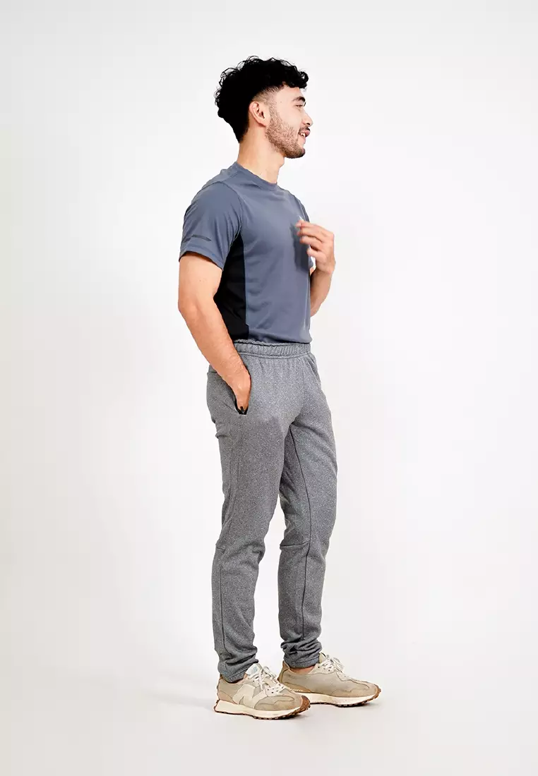 Tiento Setelan Olahraga Kaos Lari Dry Fit Lengan Pendek Baju Running Celana Panjang Training Gym Fitness Sport Extra Lite