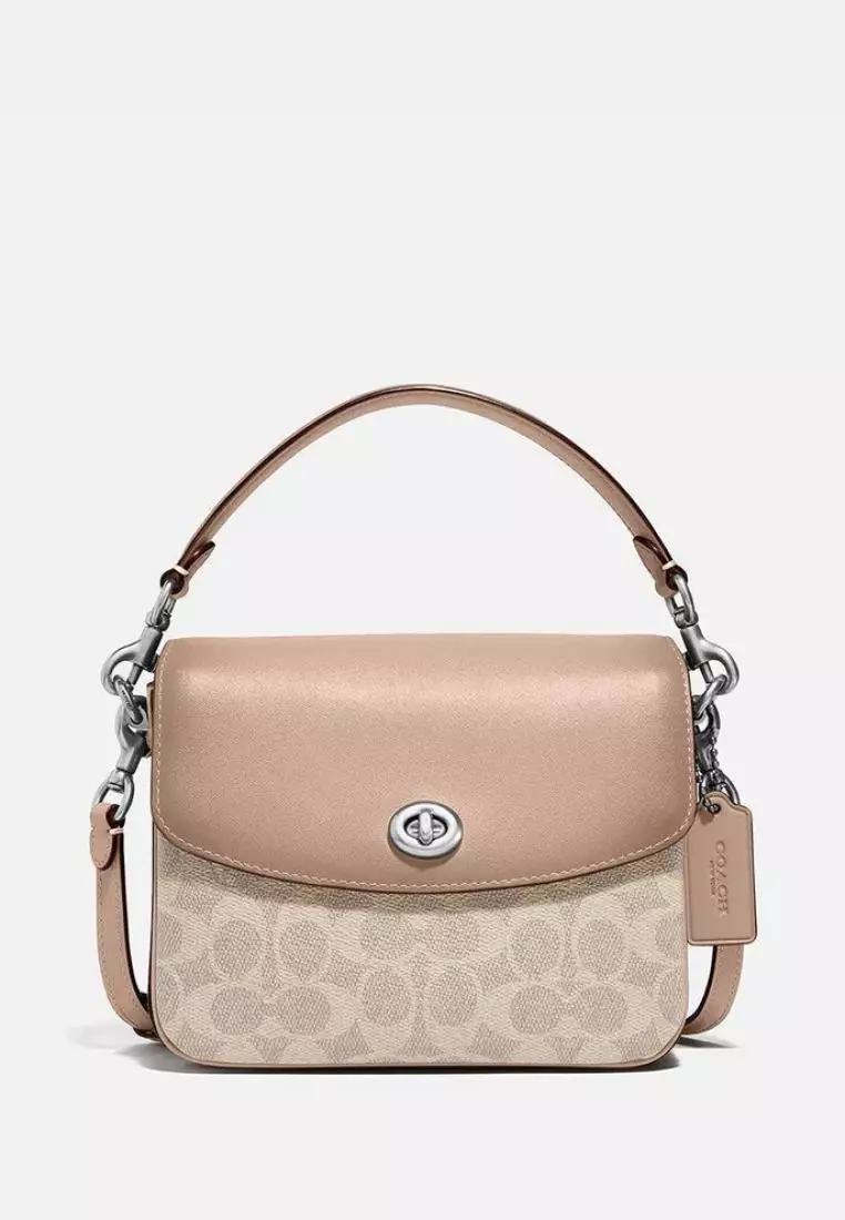 Coach cassie crossbody in signature outlet canvas