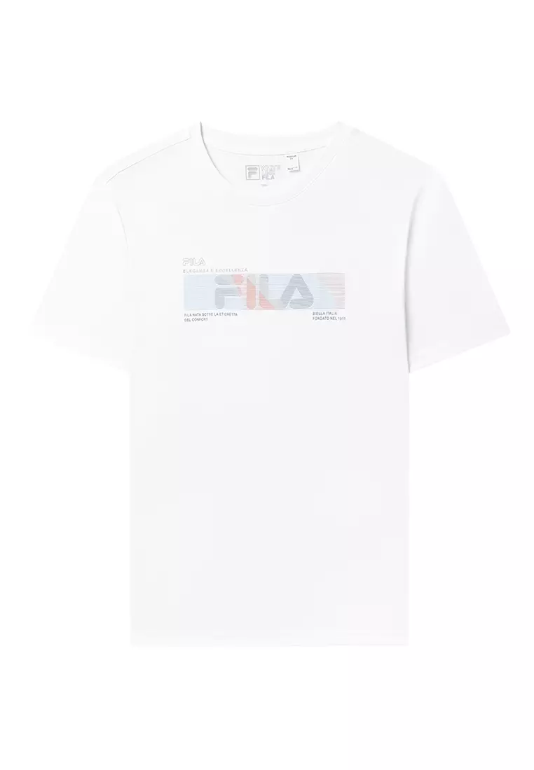 White fila tee cheap