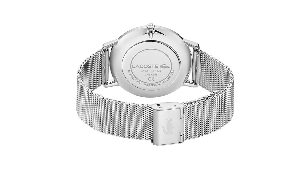 Lacoste Moon Silver Mesh Strap