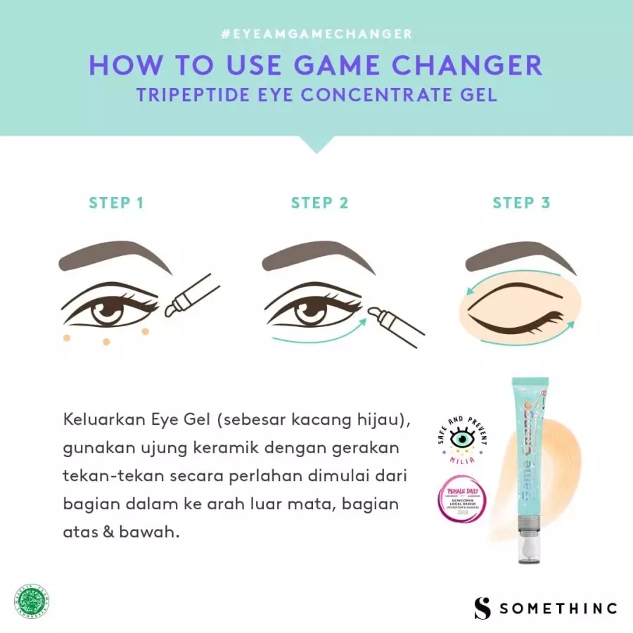 SOMETHINC GAME CHANGER Tripeptide Eye Concentrate Gel 20ml