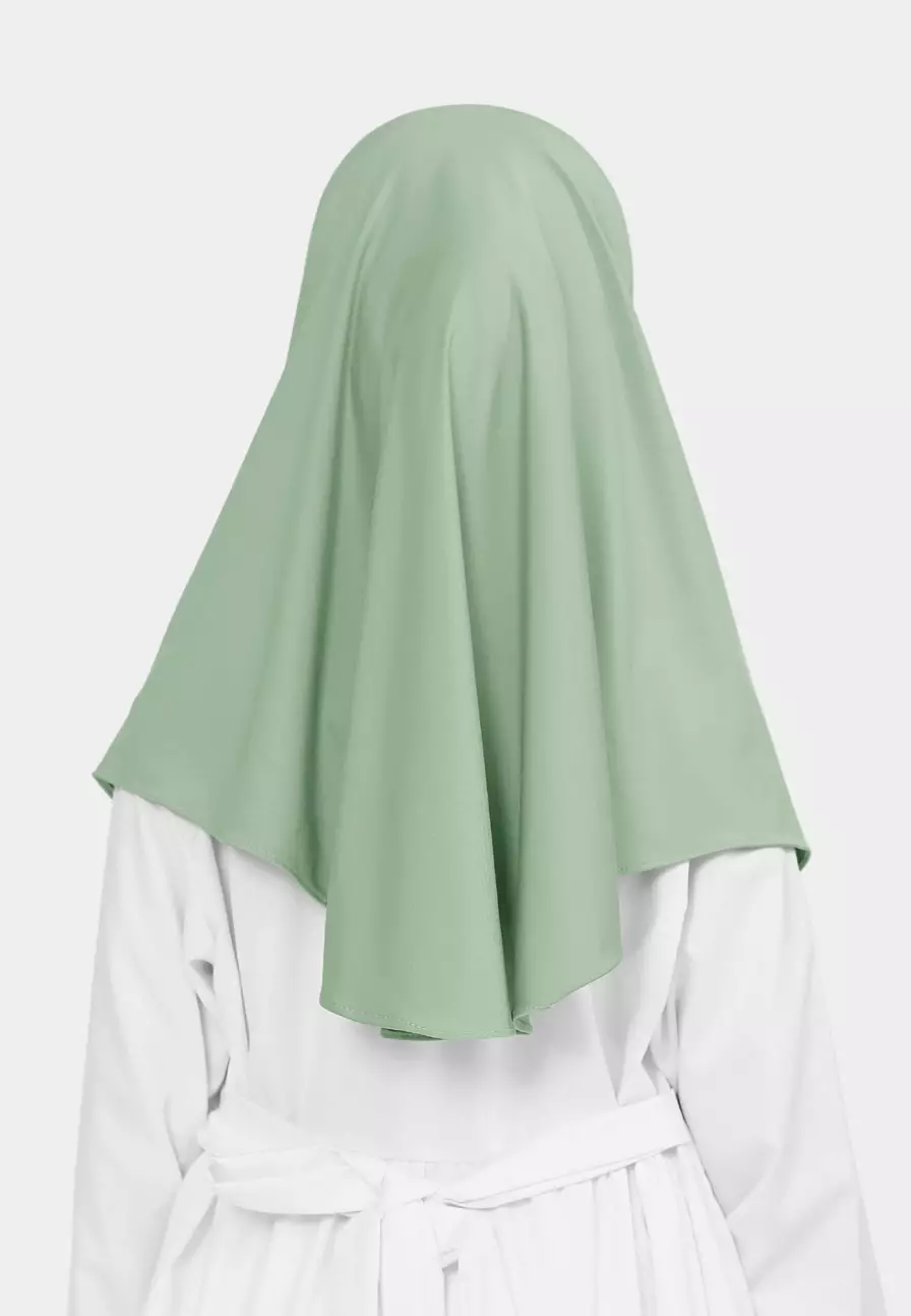 Cotton Bee - Atiyah Bergo Anak | Hijab Instan Anak - Sage Green - S