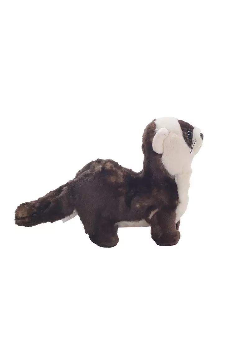 Boneka Binatang Animal Plush Berang Berang Laut Sea Otter Coklat 15x16 cm