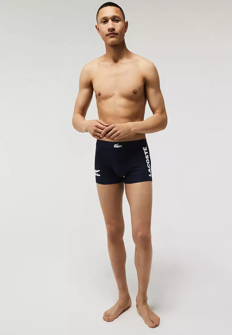 Mens black sale lacoste shorts