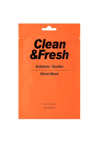 Eunyul EUNYUL Clean&Fresh Exfoliate/Soothe Sheet Mask 2489ABE567D1F2GS_1