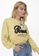 ONLY yellow Peanuts Life Long Sleeves Terry Sweat EC4A6AAACAE28AGS_3