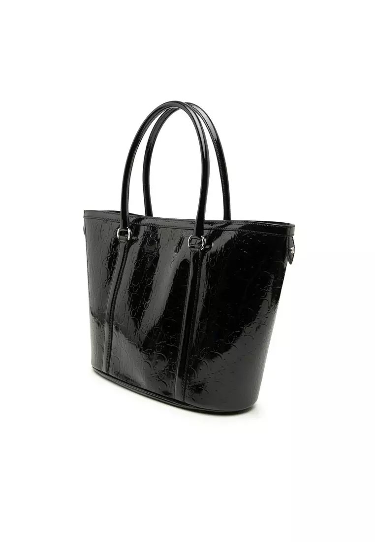 Pre-Loved Dior Diorissimo Trotter Patent Tote