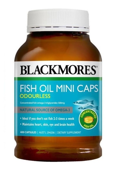 Blackmores BLACKMORES 無腥味深海魚油 迷你膠囊 400粒 （平行進口）