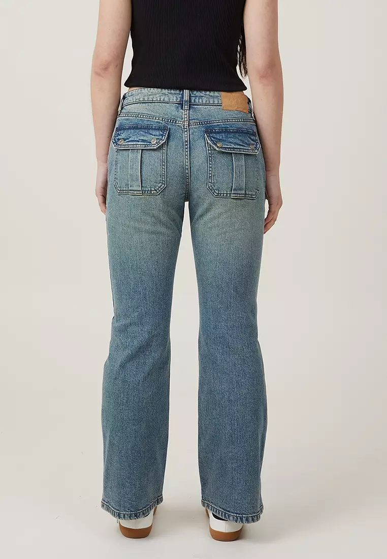 Stretch Bootcut Flare Jeans Asia Fit