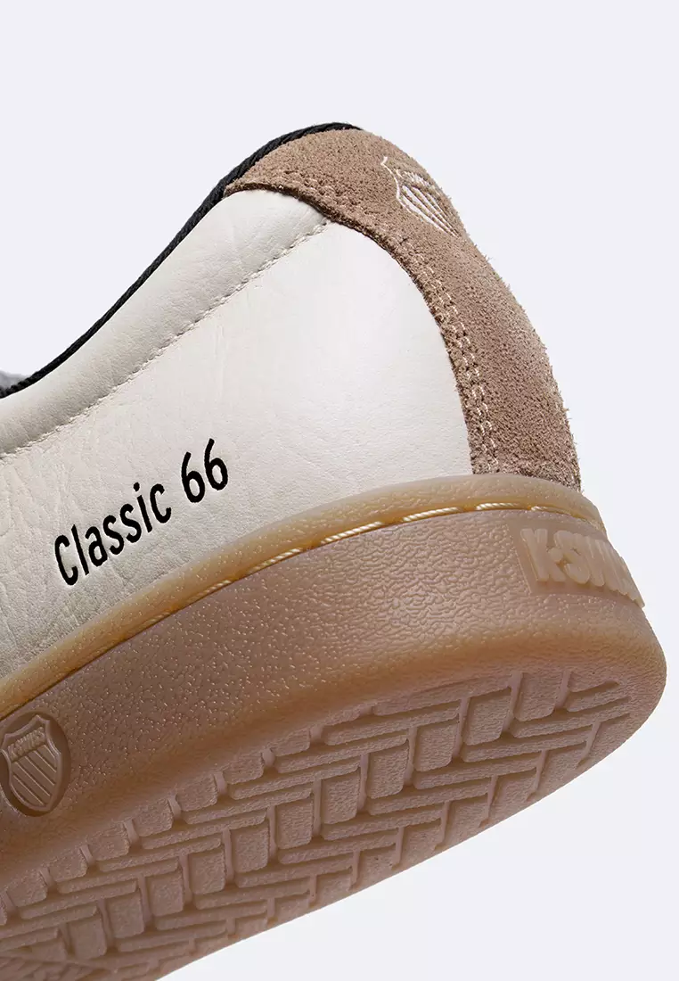 WOMEN'S NEW CLASSIC 66 LEATHER SNEAKERS