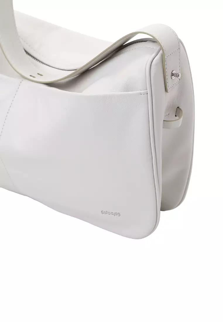 Slip Pockets Shoulder Bag - Off White