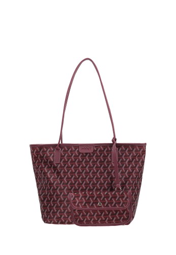 Jual Mynt By Mayonette Mynt By Mayonette Goyard Tote Bag Marun Original Zalora Indonesia