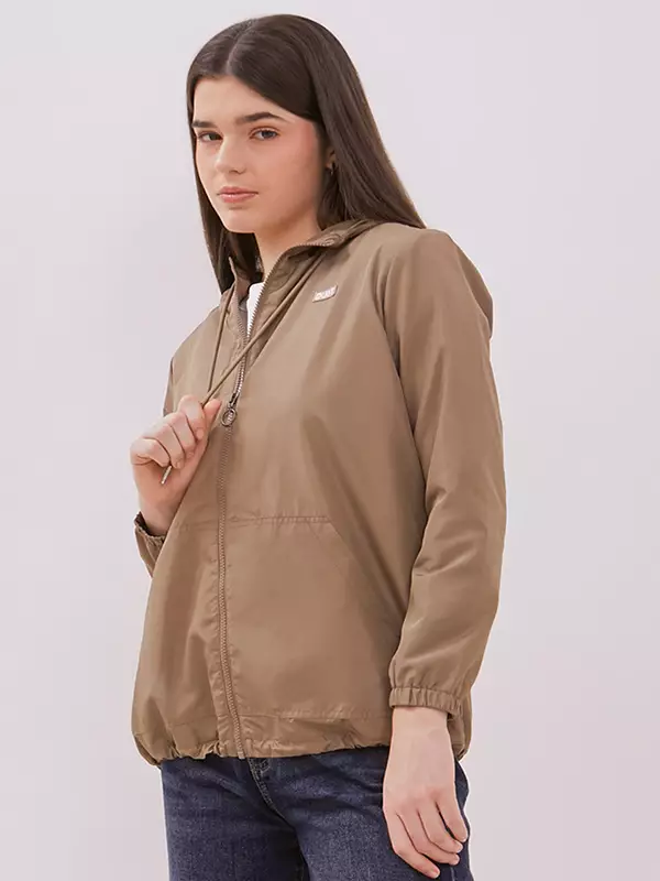 DUST Jaket Parasut Arla Coklat (D.56174)
