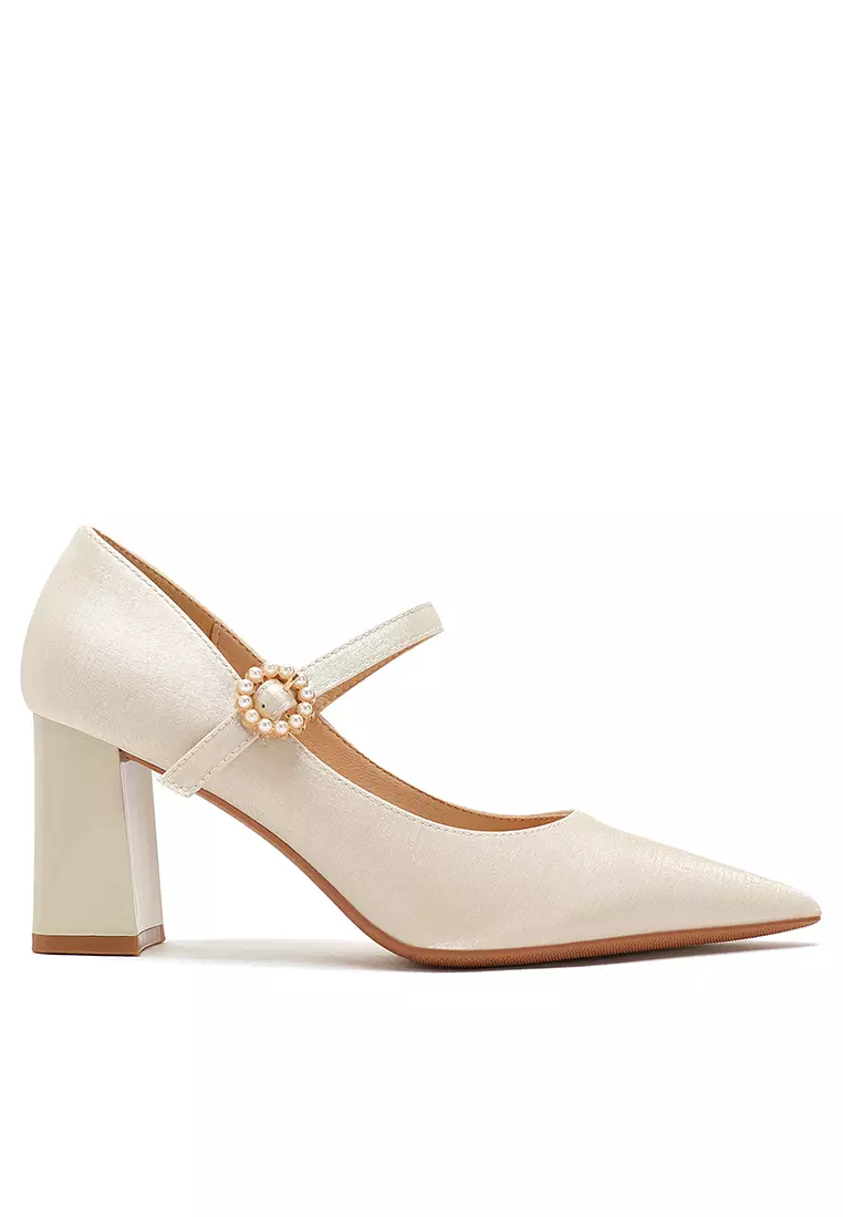 Discount on Twenty Eight Shoes  shoes - SKU: 7cm Satin Mary Jane Shoes 873-5