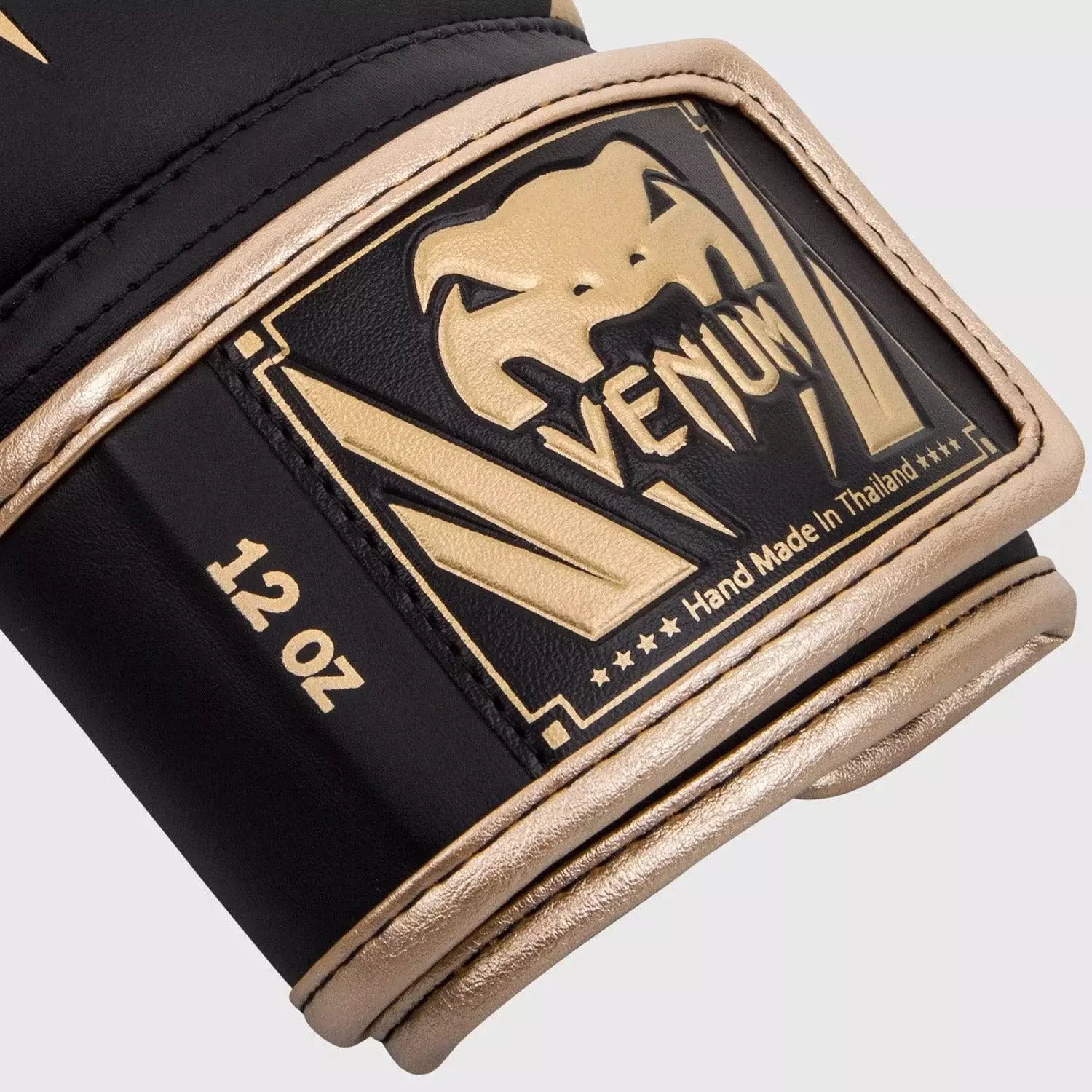Sarung tinju boxing glove Venum Elite Boxing Gloves Black/Gold 12oz