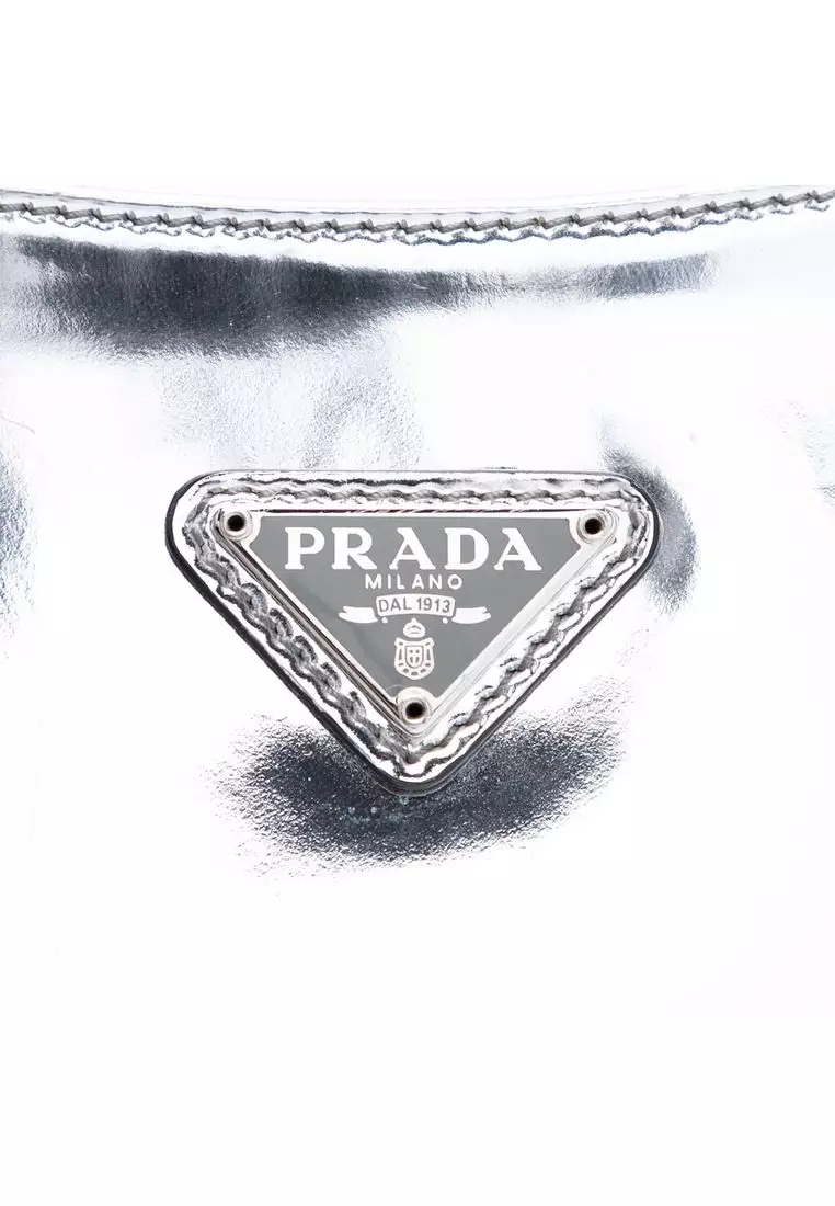 Pre-Loved Prada Spazzolato Leather Cleo Shoulder Bag