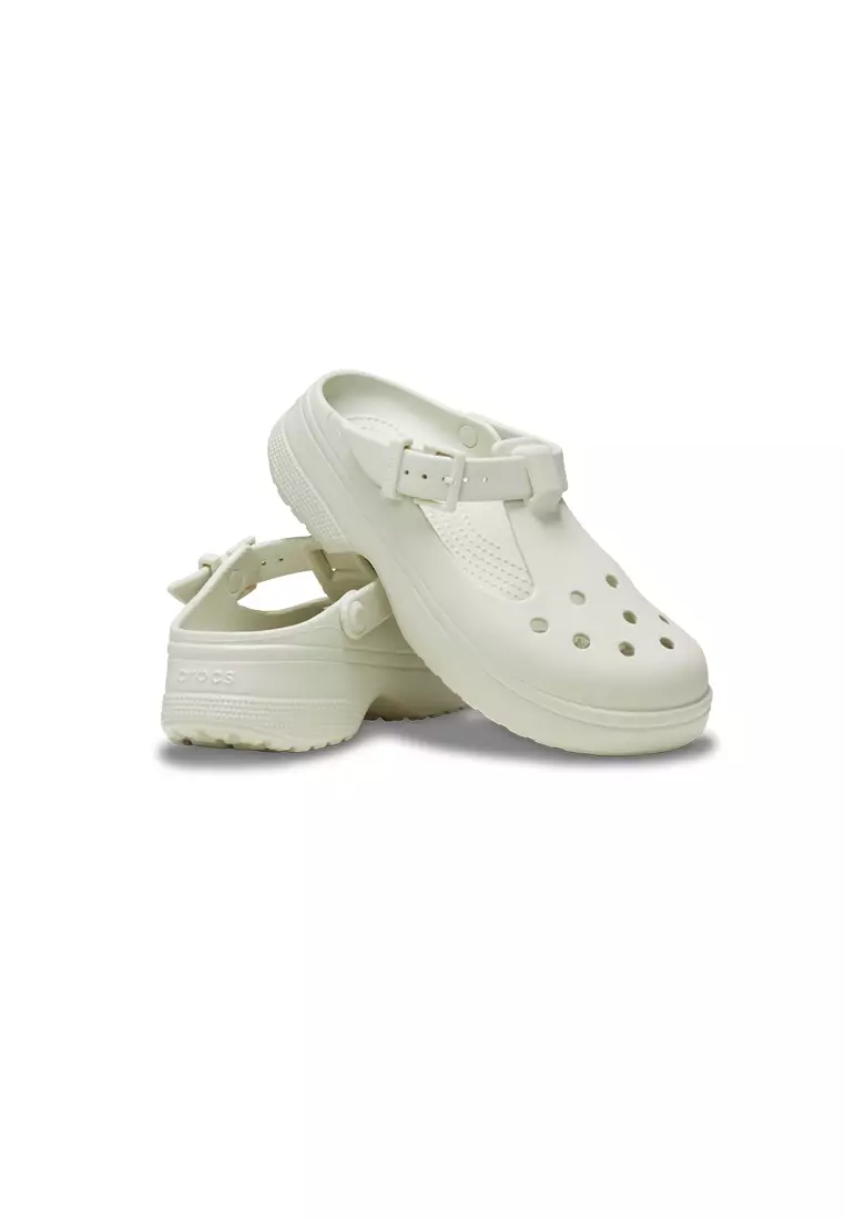 Classic Mary Jane Clog in Linen