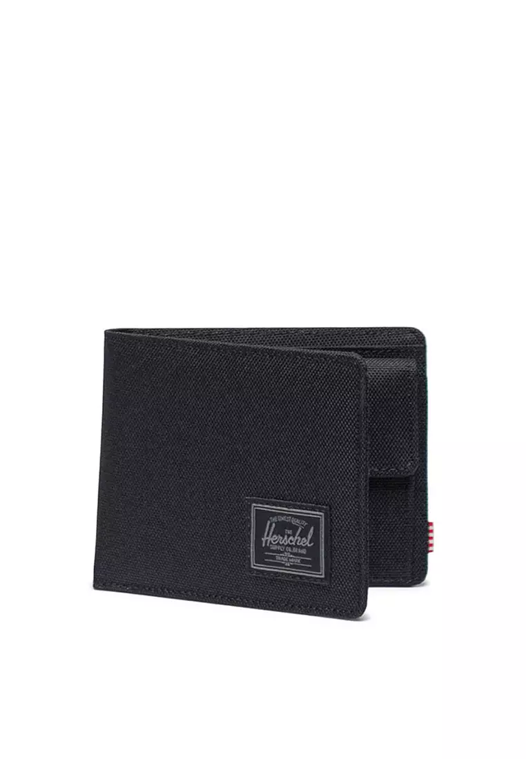 Herschel Roy Coin Wallet Black Tonal Wallet