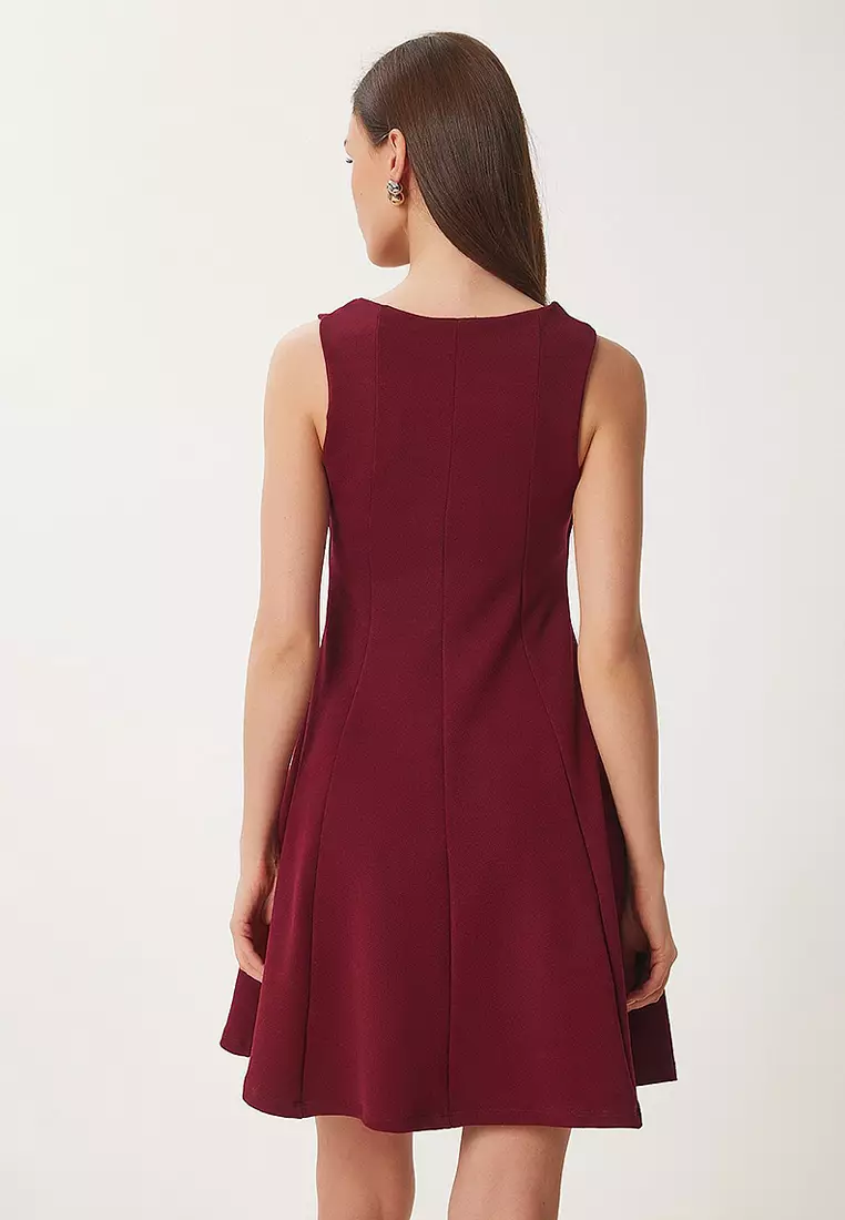 Flounce Mini Knitted Dress