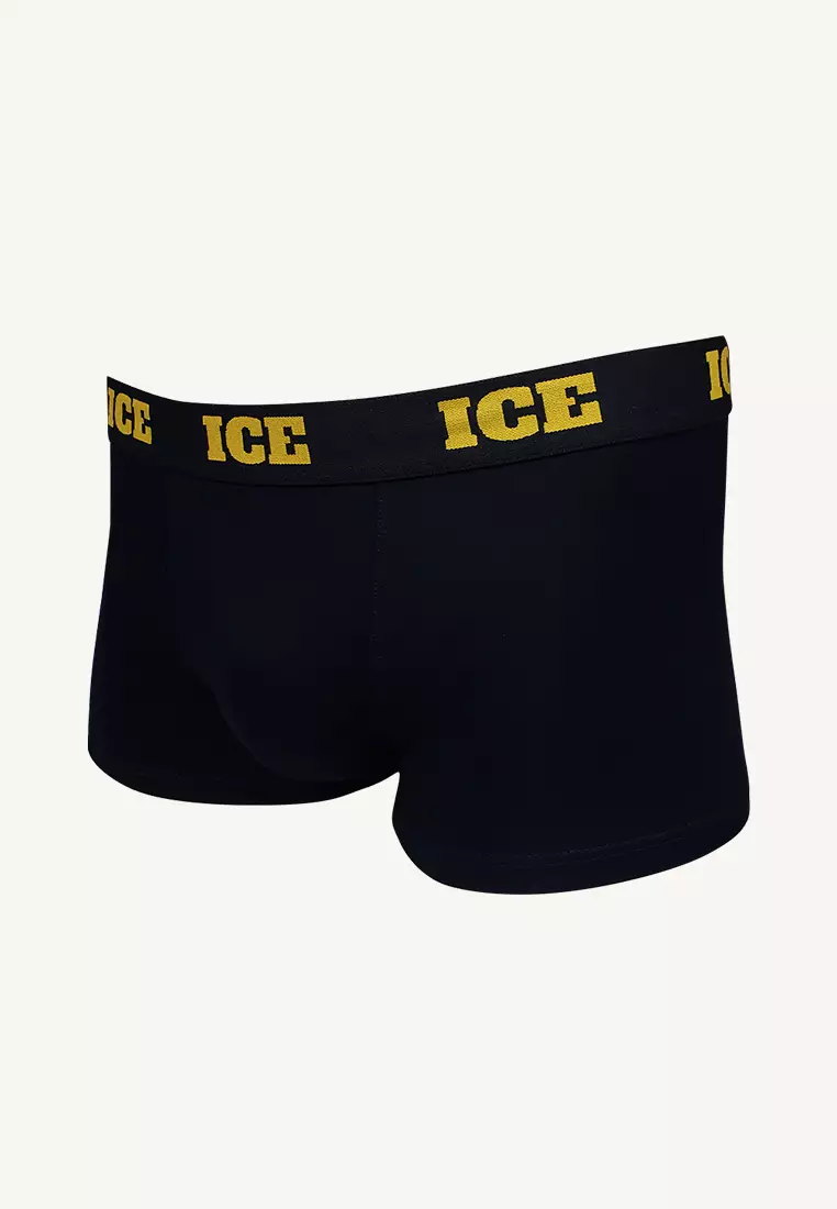 Viscose w/ Spandex Men's Boxer Briefs Leon - Black (Single Pack)