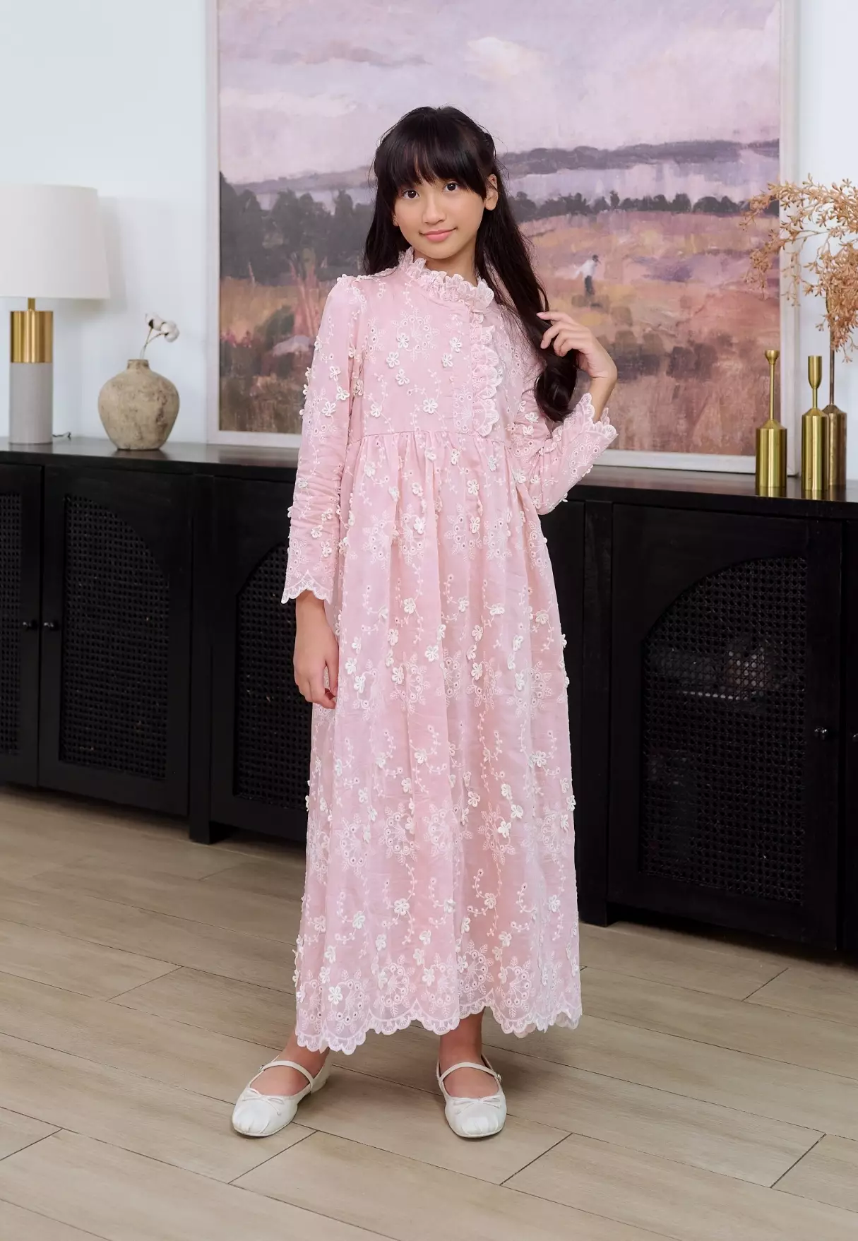 Kyra Dress - Blush Kids