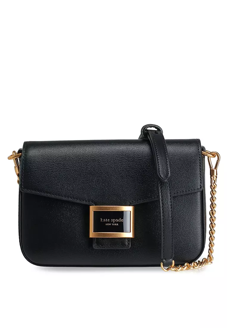 Flap Crossbody Black Gold Chain Crossbody Bag Coach Eliza Flap